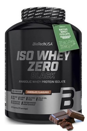 Протеин сывороточный (изолят) Iso Whey Zero BLACK Biotech USA 2270г (шоколад) - фото