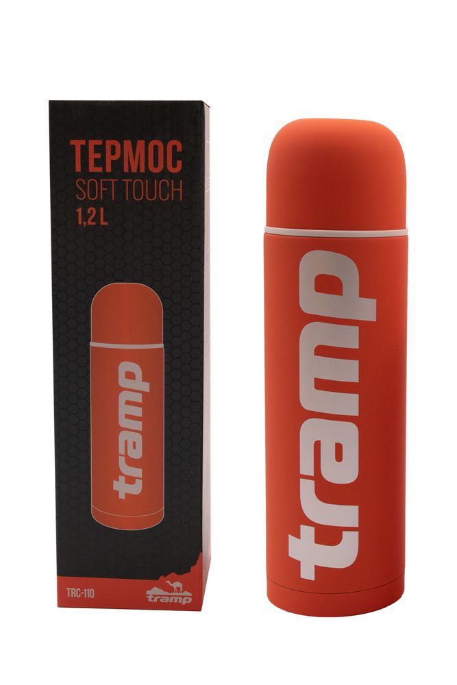 Термос Tramp Soft Touch 1,2 л (оранжевый) TRC-110ор - фото