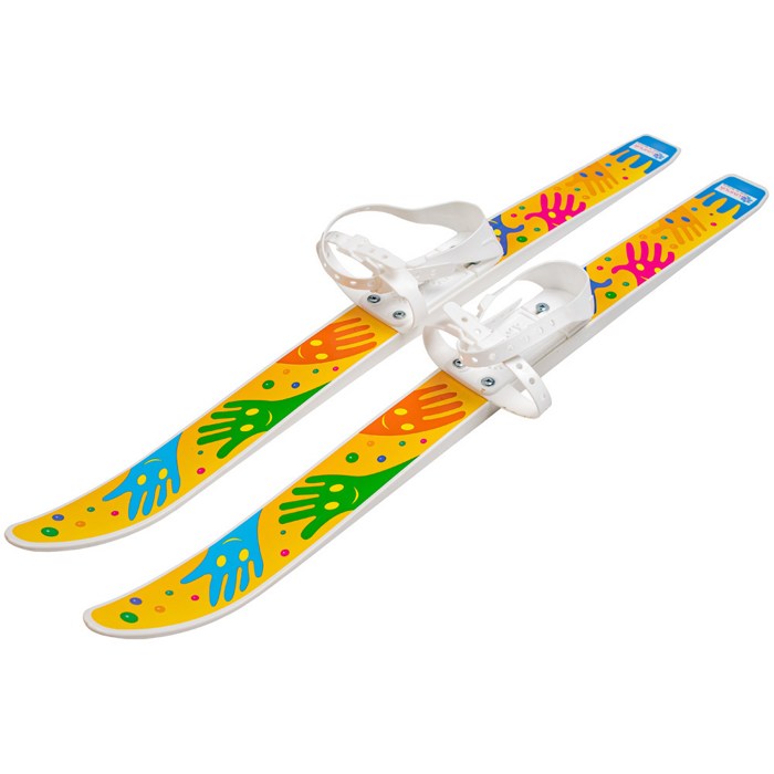Комплект детский лыжный Цикл Лыжики-пыжики Ручки с палками 75/75 см - фото2
