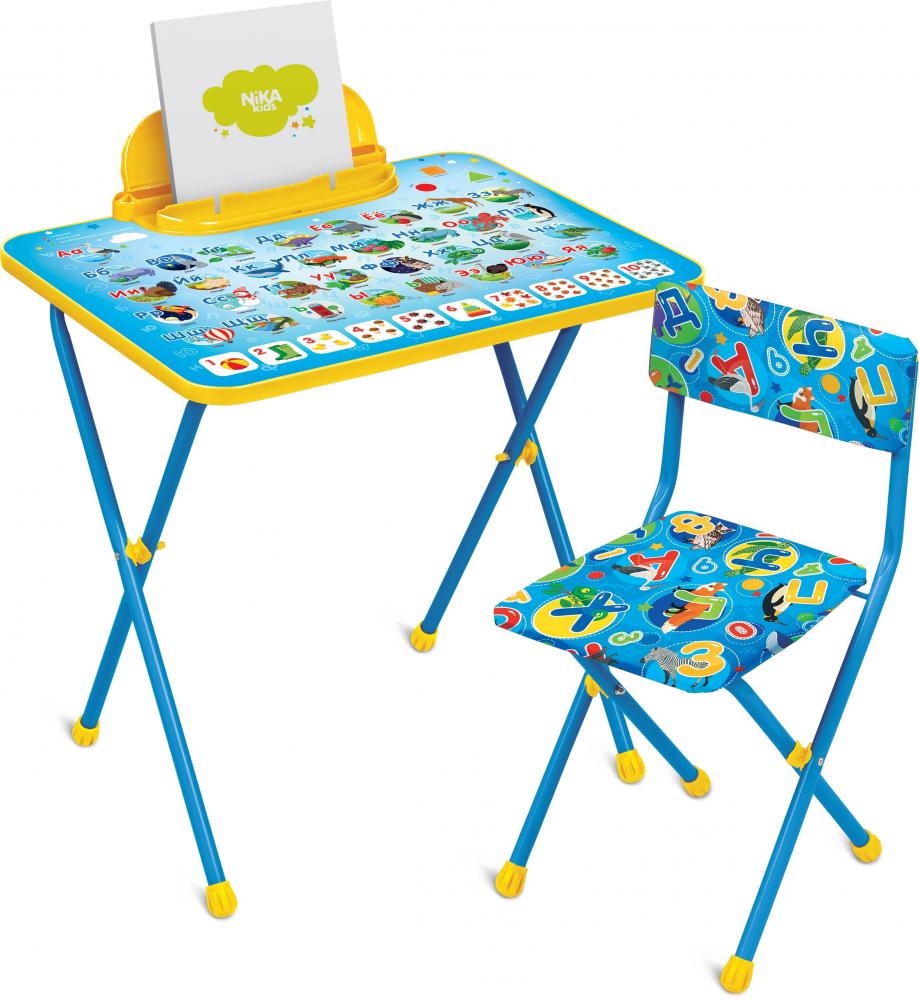 Комплект детской мебели складной НИКА КП2/9 Азбука (пенал,стол+мягкий стул) - фото