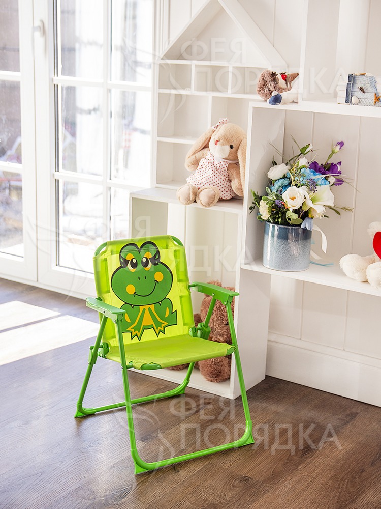 Кресло туристическое складное детское ФЕЯ ПОРЯДКА CHC-103 Лягушонок - фото2