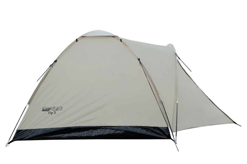 Палатка туристическая 3-х местная Tramp Lite Fly 3 Sand (V2) (4000 mm)