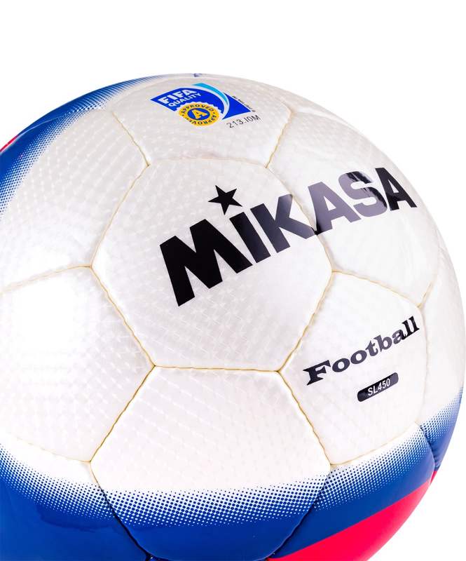 Мяч футбольный №5 Mikasa SL450-WBR FIFA - фото4