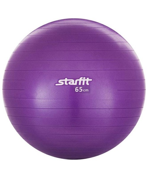 Гимнастический мяч Starfit GB-101 65 см violet Антивзрыв - фото