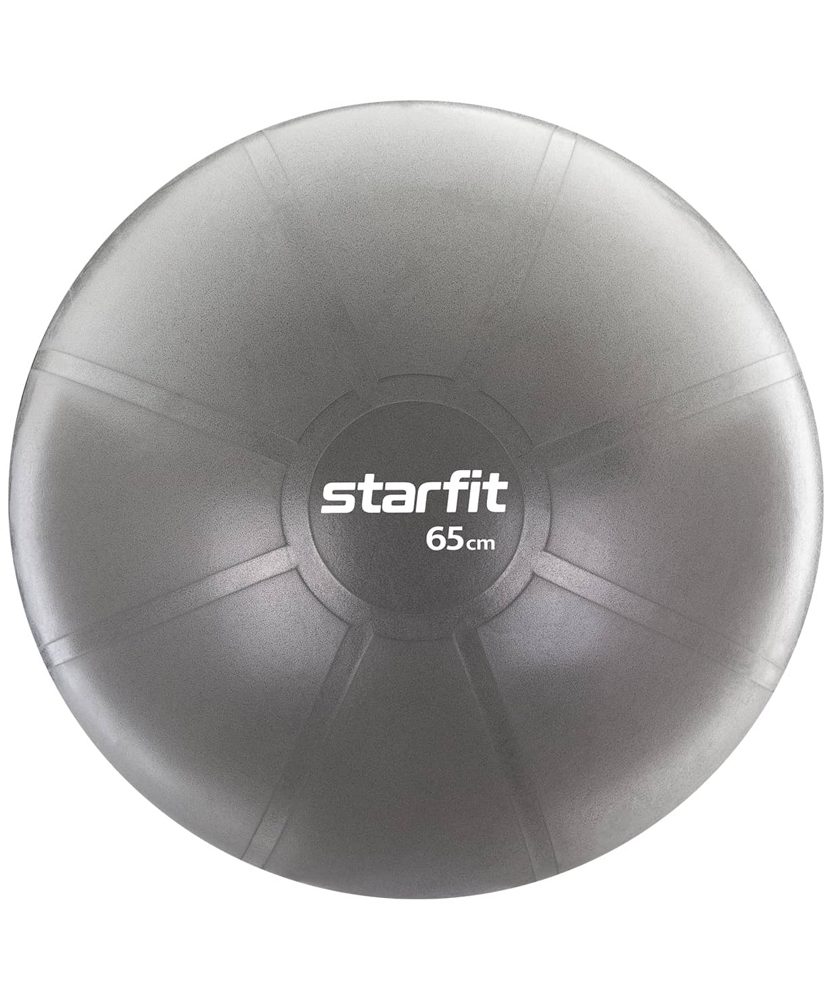 Гимнастический мяч Starfit PRO GB-107 65 см Grey Антивзрыв - фото