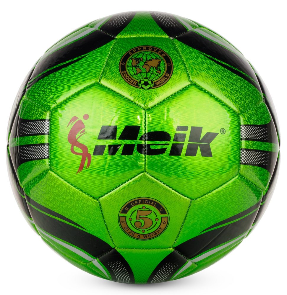 Мяч футбольный №5 Meik MK-064 Green - фото
