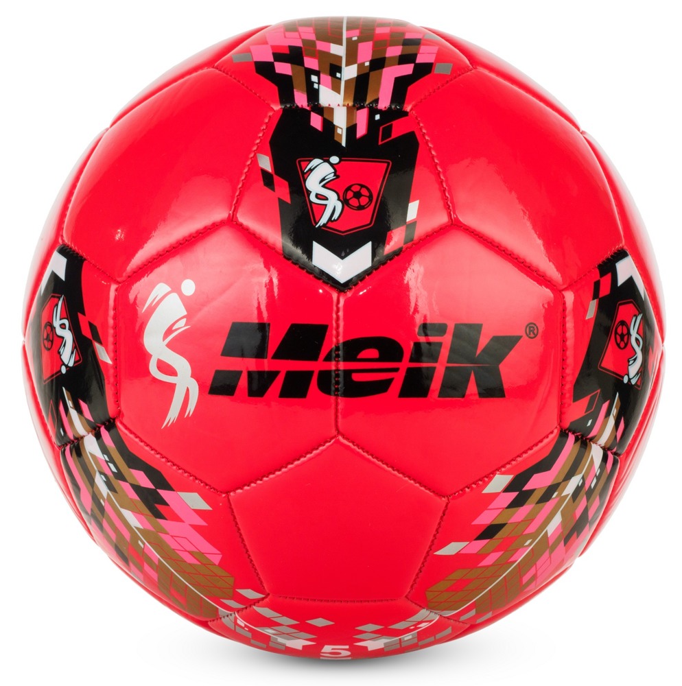 Мяч футбольный №5 Meik MK-065 Red - фото