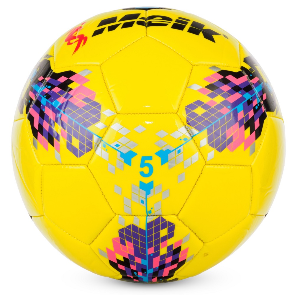 Мяч футбольный №5 Meik MK-065 Yellow - фото2
