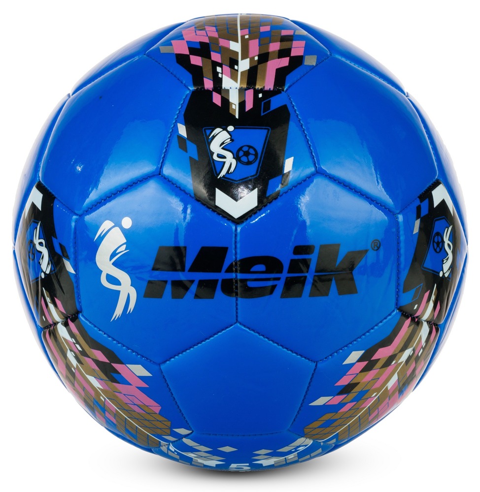 Мяч футбольный №5 Meik MK-065 Blue - фото