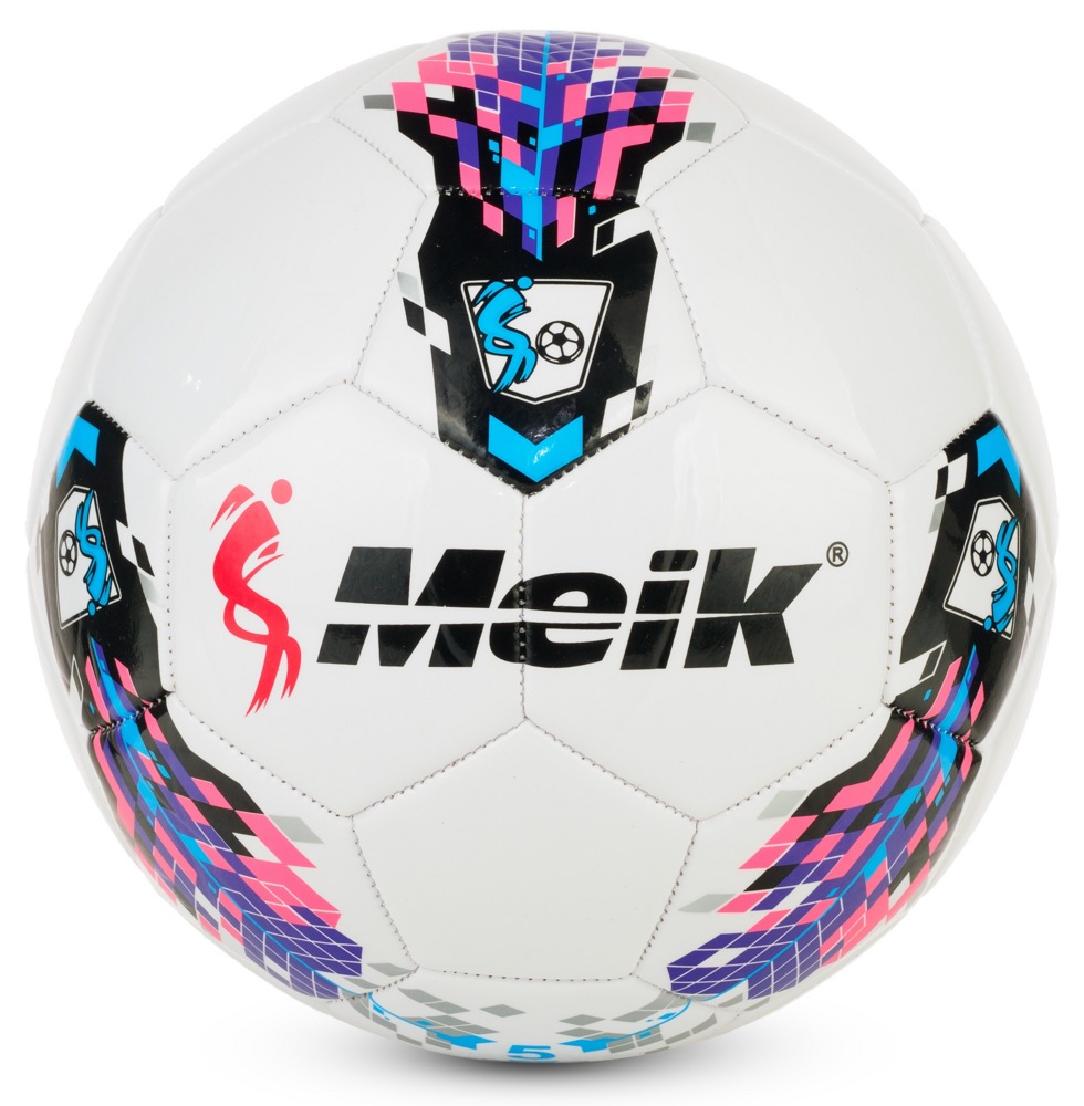 Мяч футбольный №5 Meik MK-065 White - фото