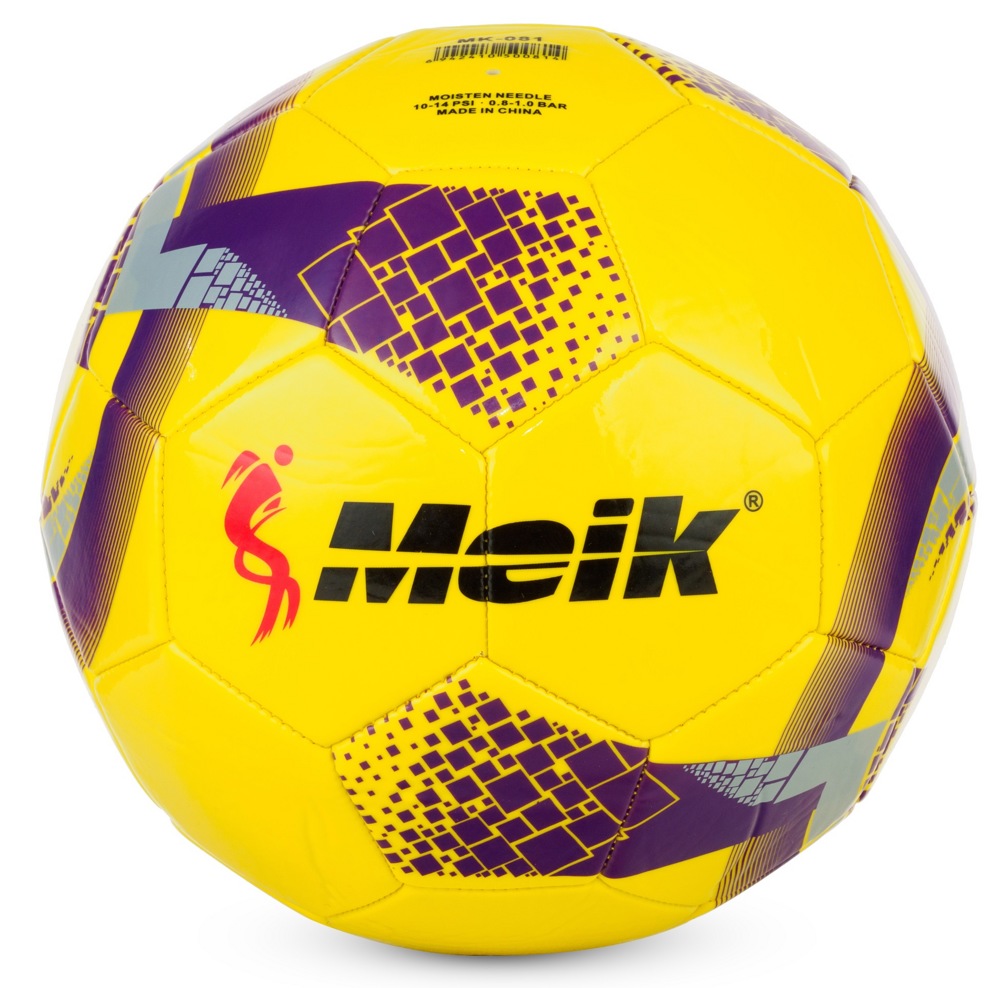 Мяч футбольный №5 Meik MK-081 Yellow - фото