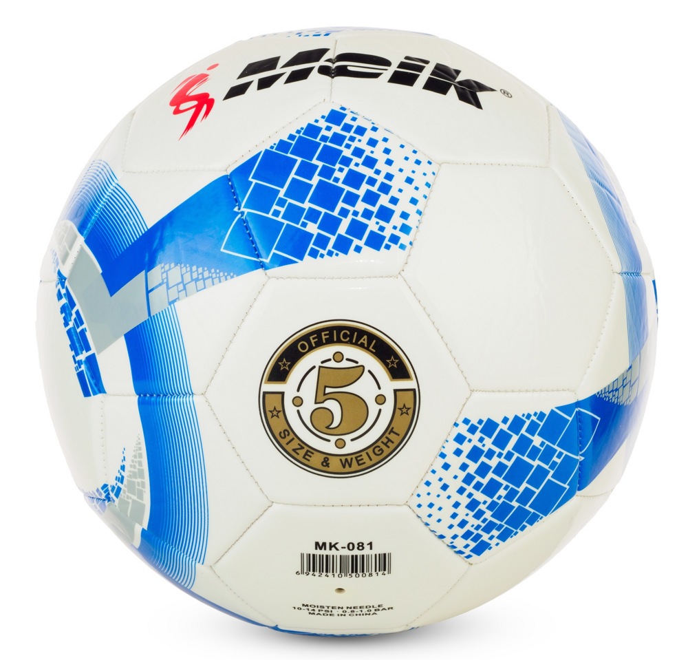 Мяч футбольный №5 Meik MK-081 White - фото2