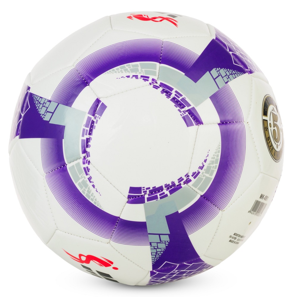 Мяч футбольный №5 Meik MK-081 Purple - фото3