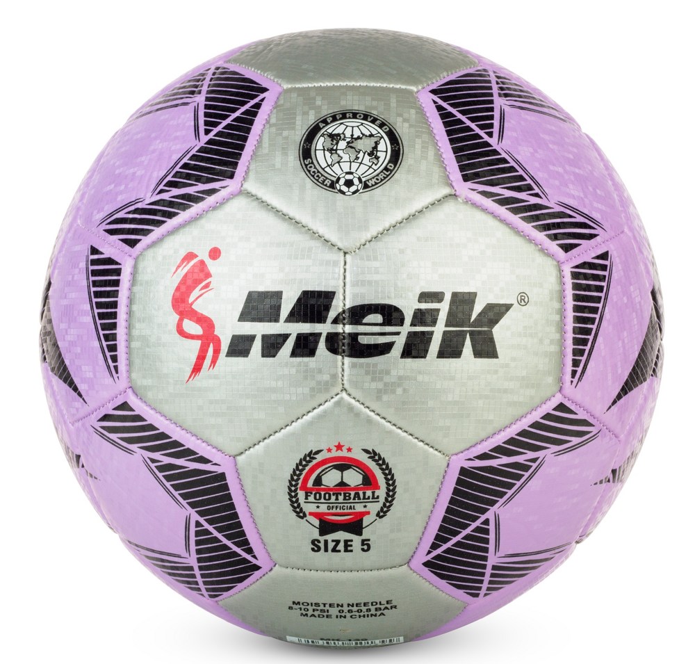 Мяч футбольный №5 Meik MK-139 Purple - фото