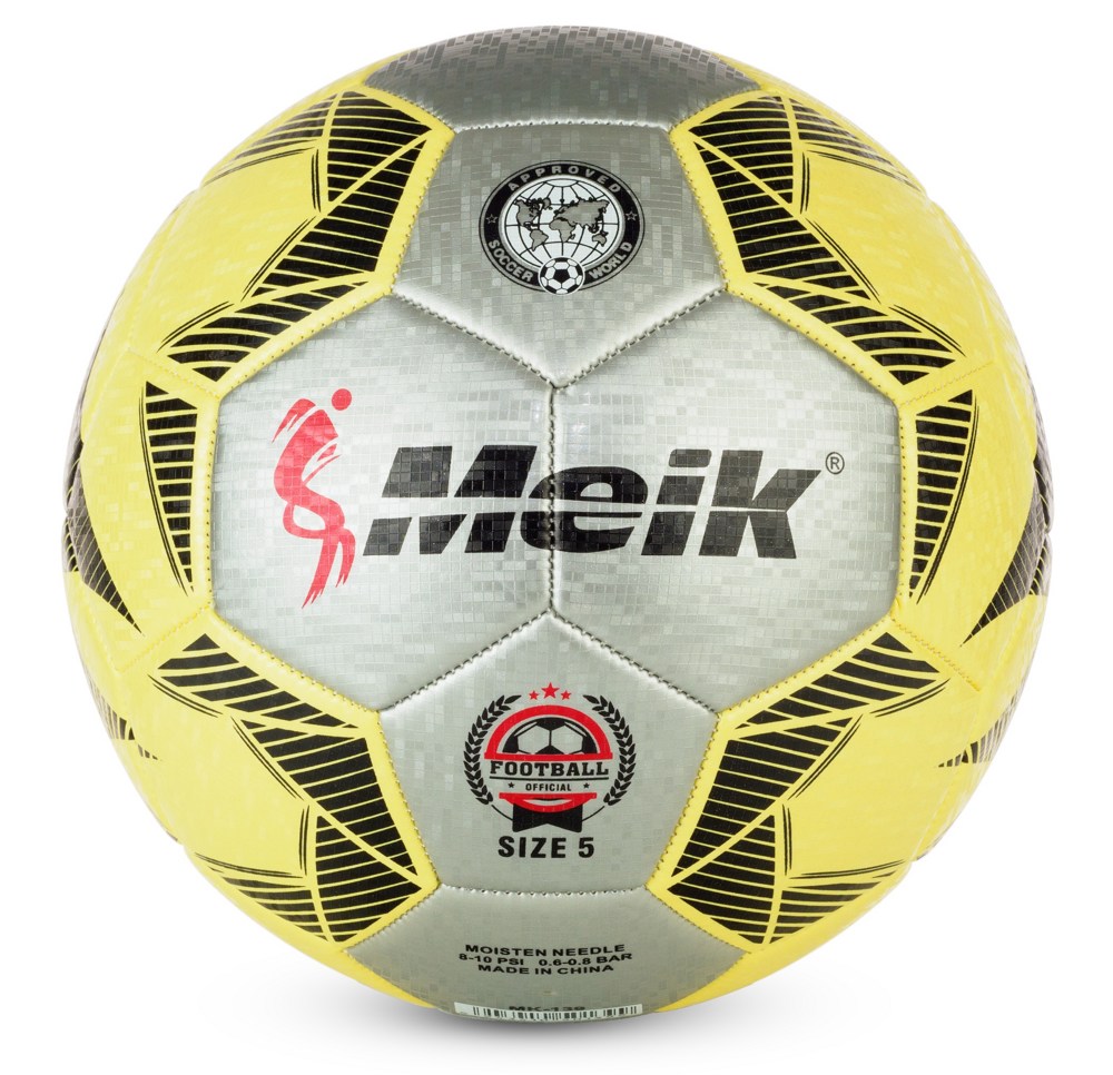 Мяч футбольный №5 Meik MK-139 Yellow