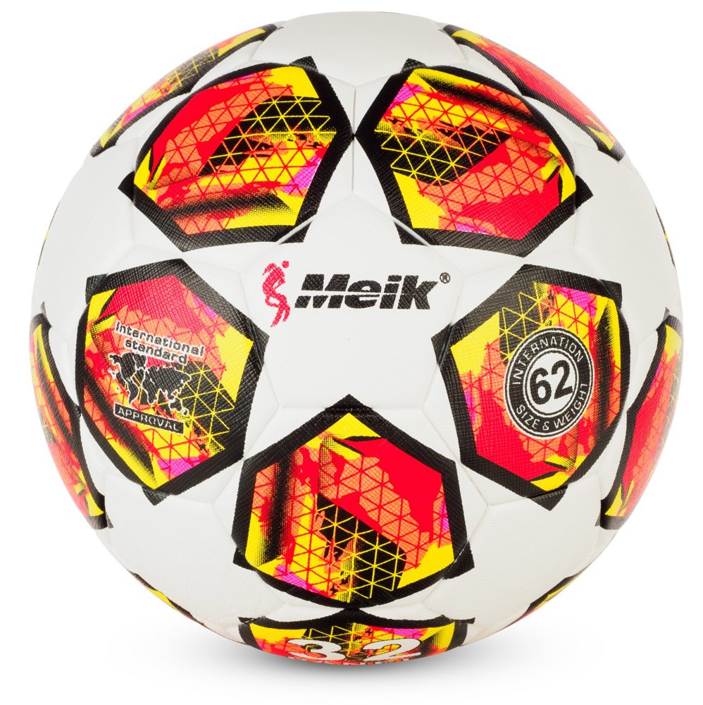 Мяч футбольный №5 Meik MK-169 Orange - фото