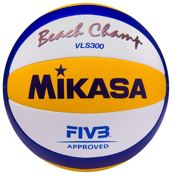 Мяч волейбольный №5 Mikasa VLS300 Beach Champ пляжный - фото