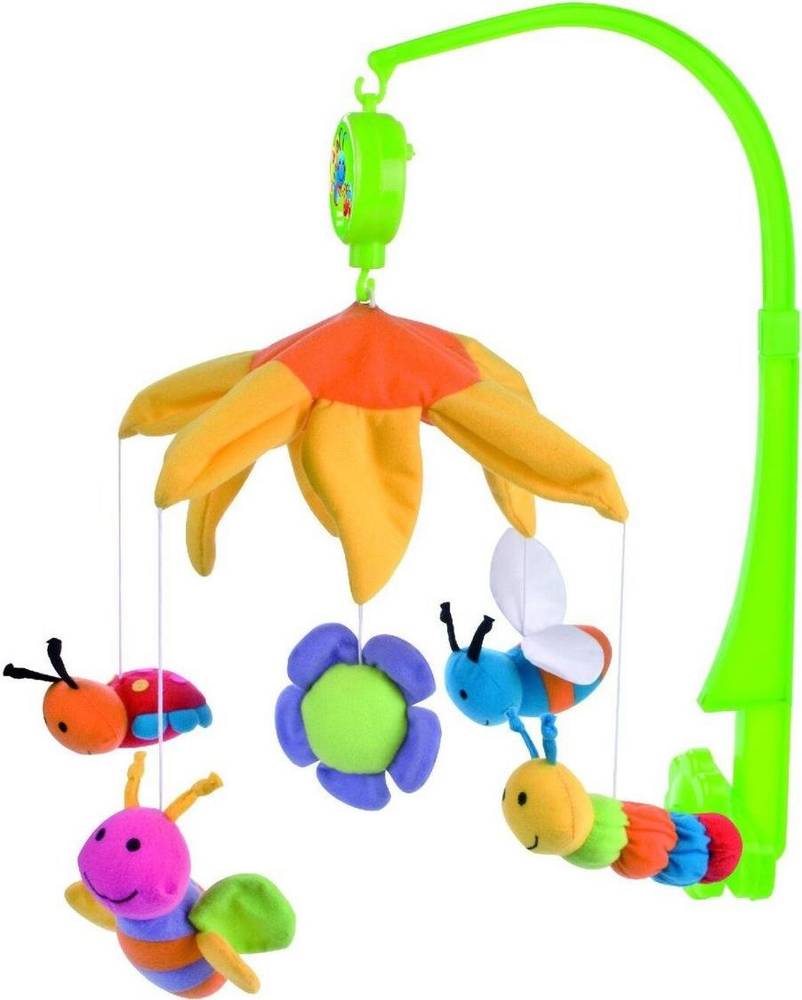 Музыкальная карусель с плюшевыми игрушками Canpol babies Яркие пчелки 2/348