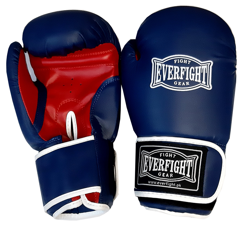 Боксерские перчатки EVERFIGHT EGB-524 OLYMPIC Blue (10,12 унц.) - фото2