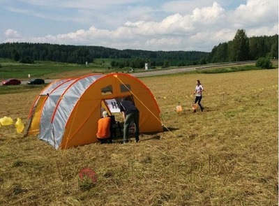 Палатка туристическая базовая 6-и местная Турлан Кемпинг (5000 mm) - фото2