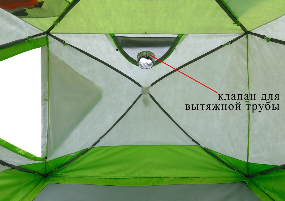 Палатка для зимней рыбалки Lotos Куб 4 Классик Термо (лонг) - фото3