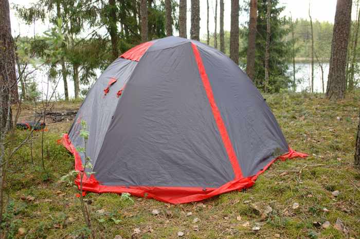 Палатка туристическая 3-х местная Tramp Peak 3 (V2) (8000 mm) - фото2