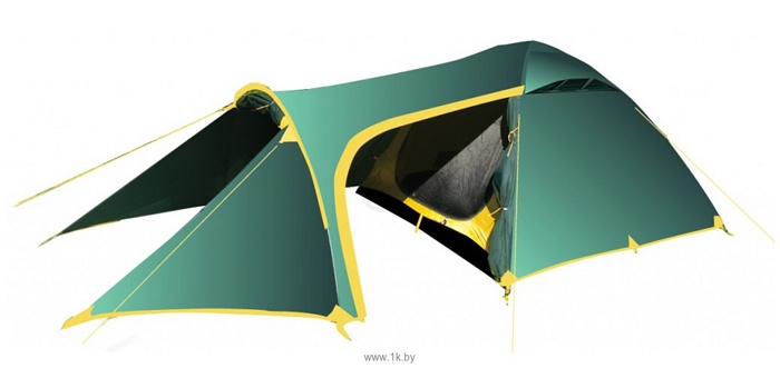 Палатка туристическая 3-x местная Tramp GROT 3 (V2) (6000 mm) - фото