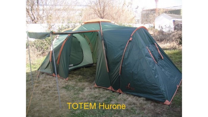 Палатка туристическая 4-х местная TOTEM Hurone (V2) (2000 mm) - фото2