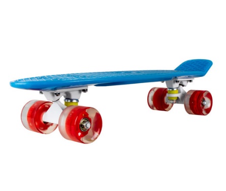 Пенни борд (скейтборд) MaxCity Plastic Board Gloss Small Blue - фото2