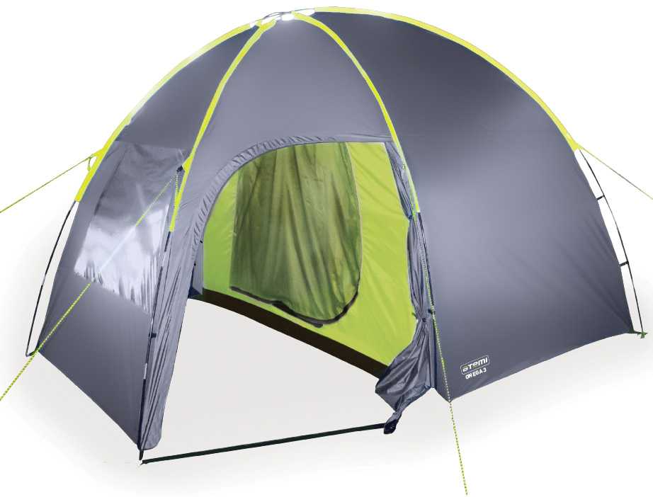 Палатка туристическая 3-х местная Atemi ONEGA 3 CX (3000 mm)