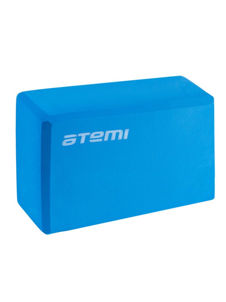 Блок для йоги ATEMI AYB02BE 228x152x76 голубой - фото