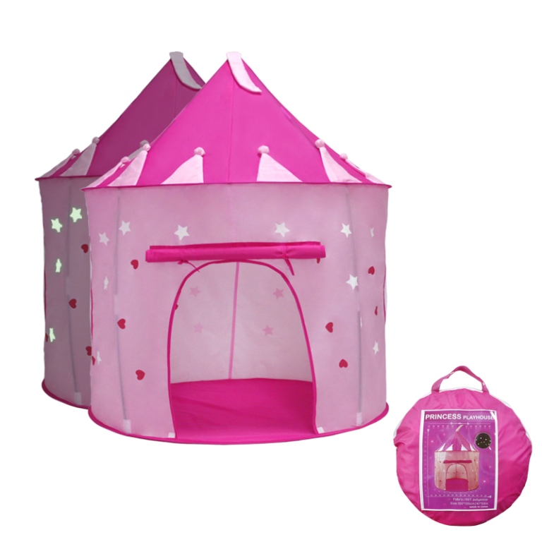 Детская игровая палатка Ausini Замок розовый RE1101 - фото