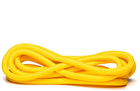 Скакалка гимнастическая Amely RGJ-401 (3м, желтый) - фото
