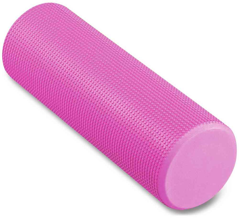 Ролик массажный для йоги INDIGO IN022 (60x15см) розовый