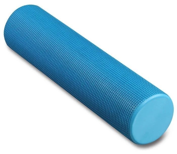 Ролик массажный для йоги INDIGO IN022 (60x15см) синий - фото2