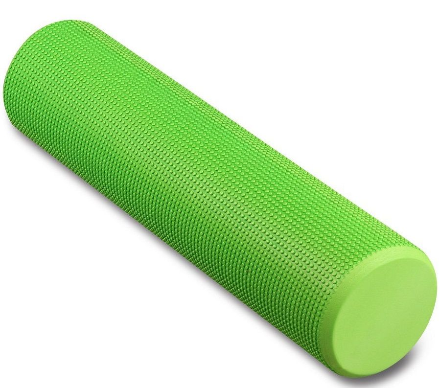 Ролик массажный для йоги INDIGO IN022 (60x15см) зеленый - фото2