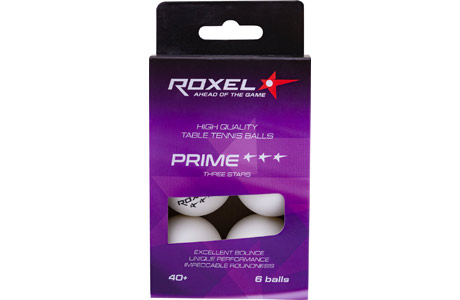 Мячи для настольного тенниса Roxel Prime 3* (6 шт) RXL-15364 - фото