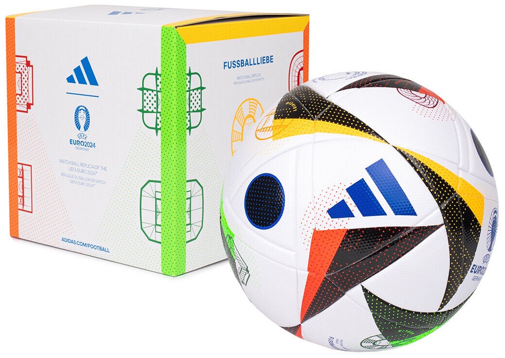 Мяч футбольный №5 Adidas Fussballliebe League Box EURO 24 №5 - фото