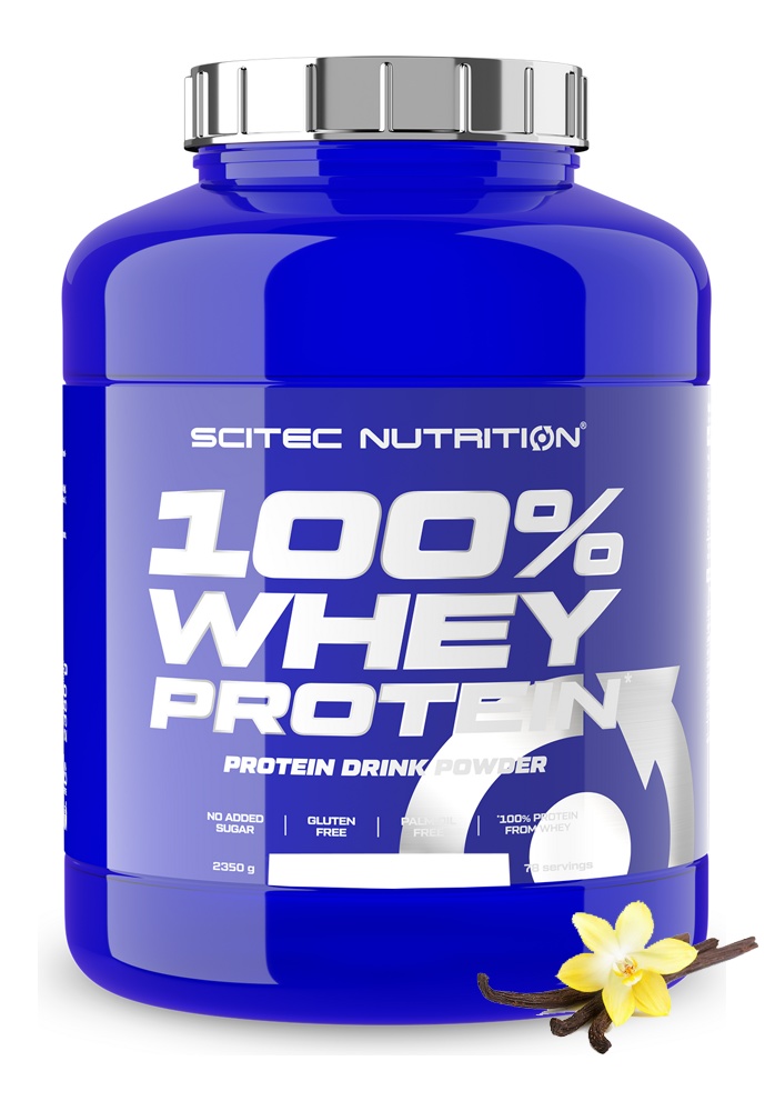 Протеин сывороточный (концентрат) Whey Protein Scitec Nutrition 2350г (ваниль) - фото