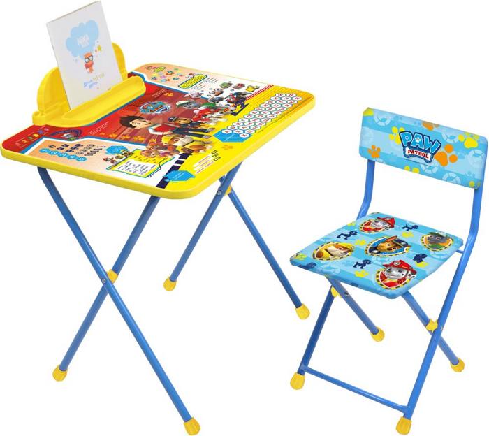 Стол детский складной НИКА Щ2 Щенячий патруль (стол с пеналом+мягкий стул с подножкой) - фото