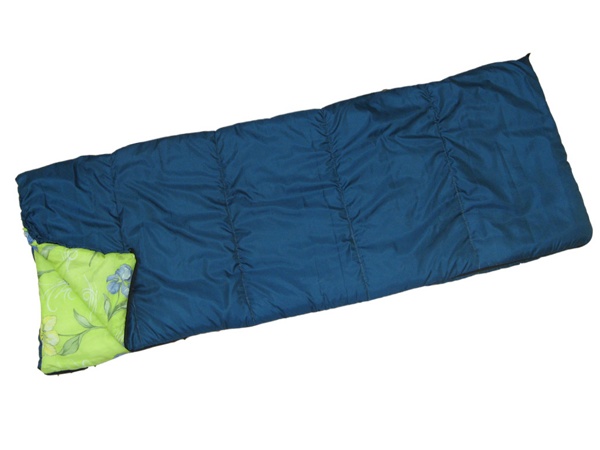 Спальный мешок туристический, увеличенный Турлан СОФУ250 (файбертек) РБ +4 / -10 - фото