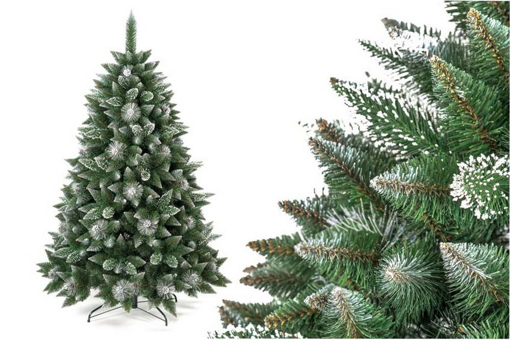 Искусственная сосна Christmas Tree Сосна Триумф с белыми кончиками BTF-12 1,2м - фото2