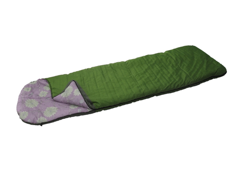 Спальный мешок туристический с подголовником 3-слойный Турлан СП-3 (синтепон) РБ +6 \ 0 С - фото