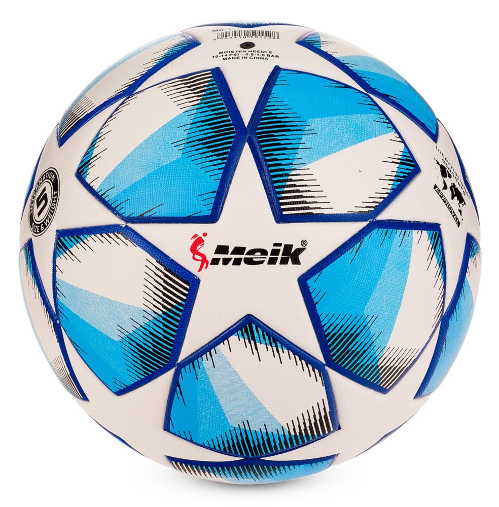 Мяч футбольный №5 Meik MK-152 Blue