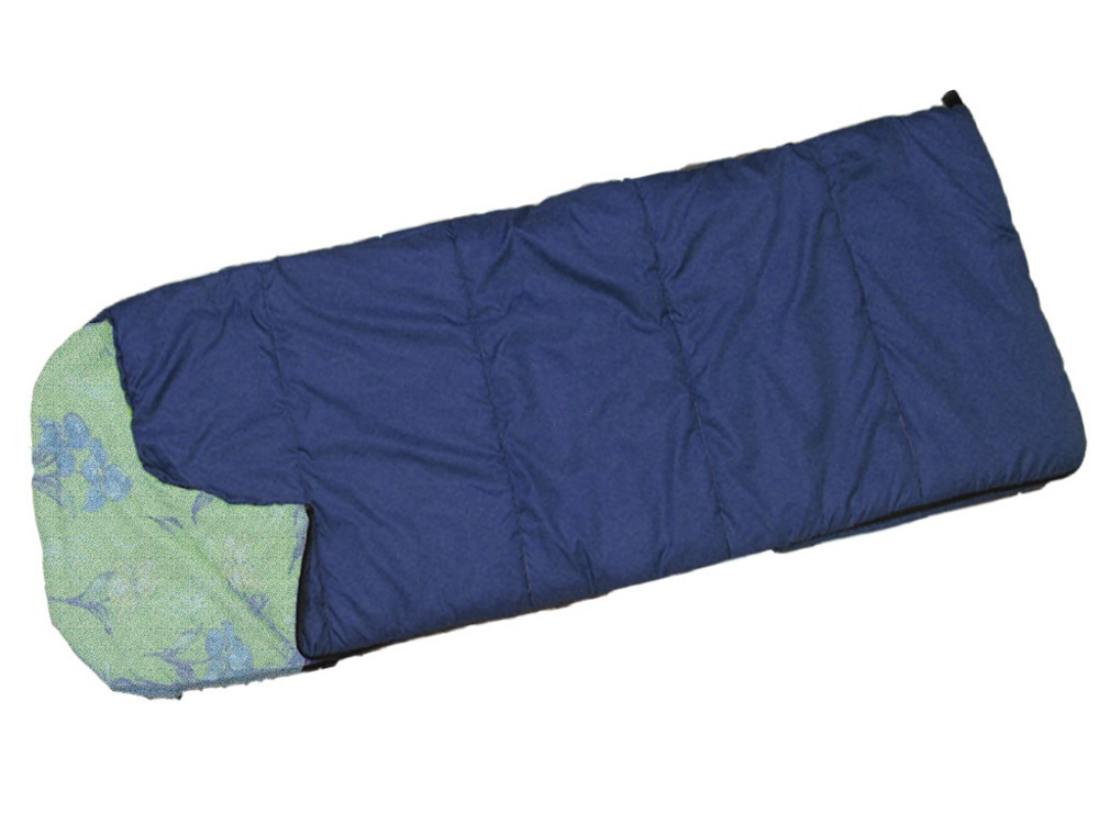 Спальный мешок туристический, увеличенный Турлан СПФУ250 (файбертек) РБ +4 / -10 - фото