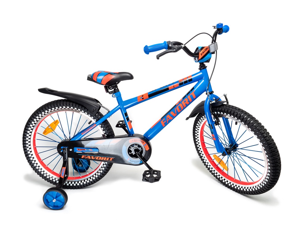 Детский велосипед Favorit Sport 20 SPT-20BL синий - фото