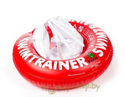 Круг надувной для обучения плаванию Swimtrainer Classic КРАСНЫЙ (3 мес-4 года)