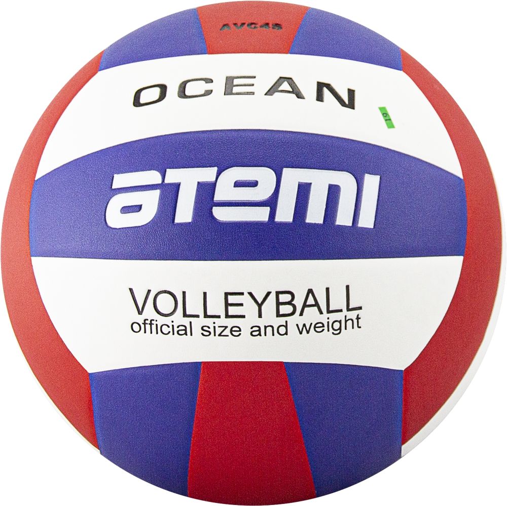 Мяч волейбольный №5 Atemi AVC4S Ocean White/blue/red - фото