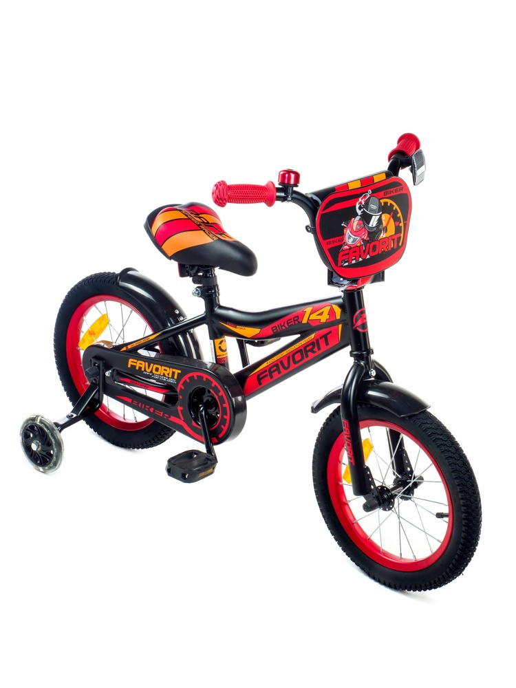 Детский велосипед Favorit Biker 14 BIK-14RD красный - фото2