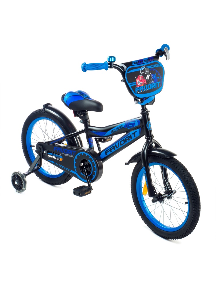 Детский велосипед Favorit Biker 16 BIK-16BL синий - фото2